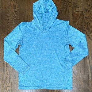 Blue Hooded Sweatshirt Pickleball